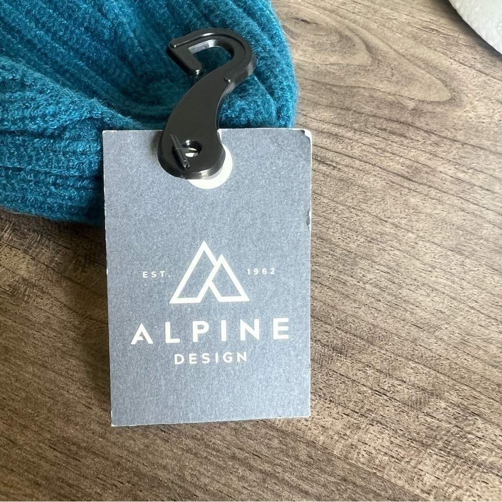 Alpine Ink Blue Logo Beanie - Picture 5 of 7